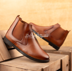 حذاء جلد طبيعي مريح وعملي بسعر مناسب - 5
