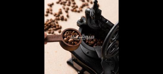 مطحنة البن اليدوية مع الموكابوت وسخان القهوة والشاي علي الفحم - 6