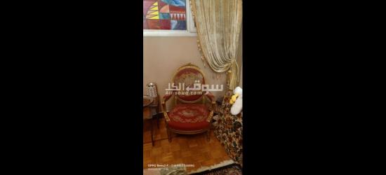 صالون اوبيسون فرنساوي شغل يدوي قديم حالة ممتازة رسمة المرضعه - 3