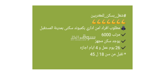مطلوب افراد امن - 8