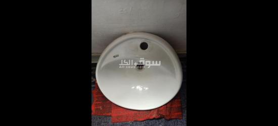 حوض حمام تسقيط رخامة ابيض كليوباتر