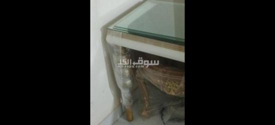 غرفة سفره مودرن اوف وايت ف جولد ونيش وبوفيه - 3
