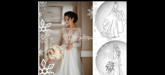 تصميم جرافيك دايزين للعرايس