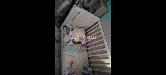 سرير ايكيا، سرير أطفال ايكيا، ikea baby cot, ikea cot