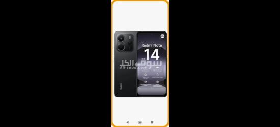 موبايل شاومي ريدمي نوت 14 جديد