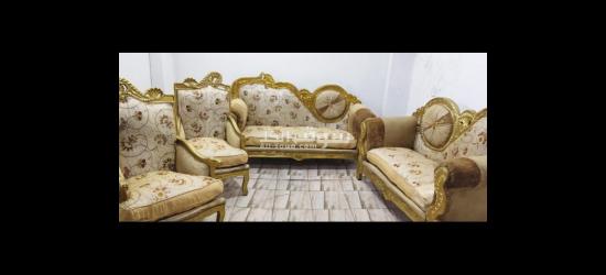 صالون تخفه خشب زان استعمال نضيف