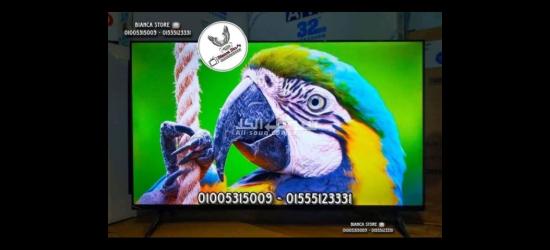 شاشة تلفزيون 43 بوصة عطا ATA سمارت أندرويد فريمليس ذاكرة داخلية جديدة ضمان سنتين