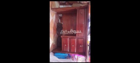 مكتب خشب زان بالزجاج