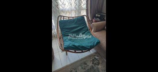 كرسى هزاز خشب بامبو - 2