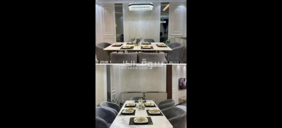 سفره رخام مستورد ٦ كراسي+بوفيه